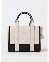Marc Jacobs - Borsa The Colorblock Small Tote Bag in pelle a grana - Lyst