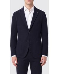 Tagliatore - Single-Breasted Cotton-Blend Blazer With Patch Pockets - Lyst