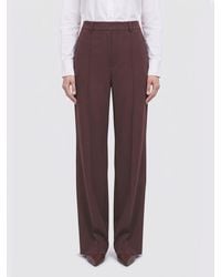 Patrizia Pepe - Mid-Rise Viscose Blend Wide-Leg Trousers - Lyst
