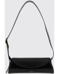 Jil Sander - Small Cannolo Smooth Calfskin Leather Shoulder Bag - Lyst