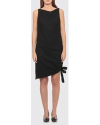 Carolina Herrera - Off-The-Shoulder Virgin Wool Knit Mini Dress - Lyst