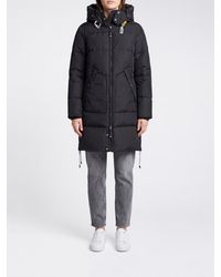 Parajumpers - Long Quilted Nylon Down Jacket With Hood And High Neck - Lyst