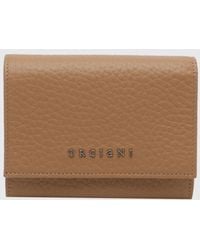 Orciani - Hammered Leather Wallet - Lyst