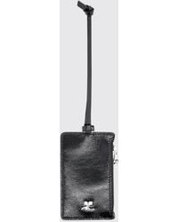 Courreges - Courr&Egrave	Ges Zipped Card Holder - Lyst