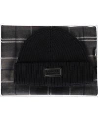 Barbour - Set Cappello + Sciarpa Sweeper - Lyst