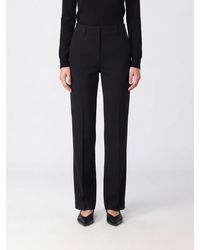 PT Torino - Mid-Rise Virgin Wool Straight-Leg Tailored Trousers - Lyst