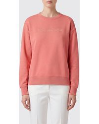 Michael Kors - Cotton Crewneck Sweatshirt With Contrasting Logo And Dropped Shoulders - Lyst