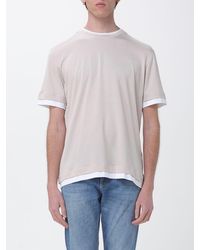 Eleventy - Cotton T-Shirt - Lyst