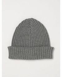 Paul & Shark - Paul &Amp Shark Solid Color Pure Wool Beanie Hat - Lyst