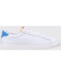 Nike - Tennis Classic Ac Smooth Leather Trainers With Perforated Swoosh - Lyst