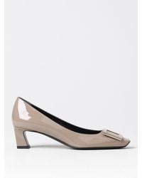 Roger Vivier - Viv Rangers Patent Leather Pumps - Lyst