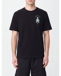 CASABLANCA - Organic Cotton Crew Neck T-Shirt With Logo Print - Lyst