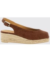 Castañer - Dosalia Mid-Wedge Canvas Espadrilles With Open Toe - Lyst