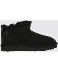 UGG - Ultra Mini Bailey Bow Suede Boots - Lyst