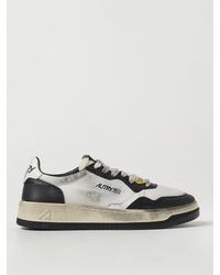 Autry - Sneakers Medalist Super Vintage in mesh e pelle used - Lyst