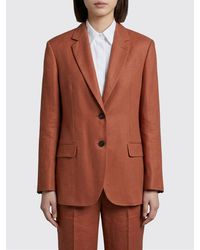 Brunello Cucinelli - Linen Single-Breasted Blazer - Lyst