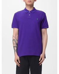 Polo Ralph Lauren - Basic Cotton Polo Shirt With Pony Logo - Lyst