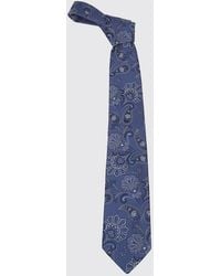 Etro - Paisley Print Silk Tie - Lyst