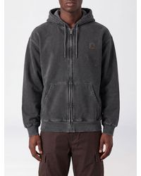 Carhartt - Cotton Zip-Up Hoodie With Dropped Shoulders - Lyst