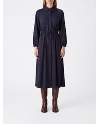 Max Mara - Pelota Double-Breasted Long-Sleeve Mini Blazer Dress - Lyst