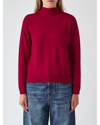 Max Mara - Wool And Cashmere Roll Neck Jumper With Dropped Shoulders - Lyst