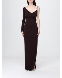 Elisabetta Franchi - Jersey One Shoulder Dress - Lyst