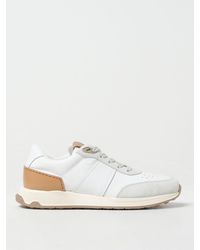 Tod's - Sneakers in tessuto e pelle - Lyst