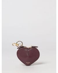 Alaïa - Le Cœur Heart-Shaped Calfskin Wallet With Zip - Lyst