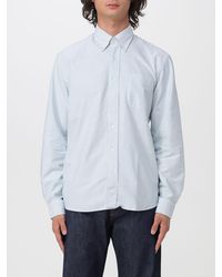 Sebago - Striped Cotton Poplin Shirt With Button-Down Collar - Lyst
