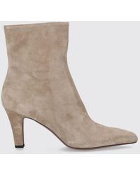 Paris Texas - Belle Suede Ankle Boots With Stiletto Heel - Lyst
