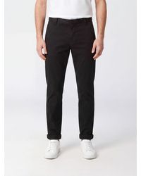 Dondup - Gaubert Slim Fit Mid-Rise Velvet Chino Trousers - Lyst