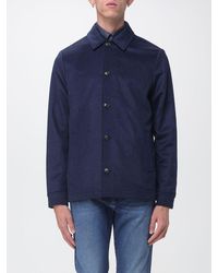 Luciano Barbera - Reversible Wool And Cashmere Shirt Jacket - Lyst
