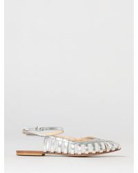 Anna F. - Laminated Leather Sandals - Lyst