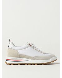 Thom Browne - Sneakers in pelle scamosciata e mesh - Lyst