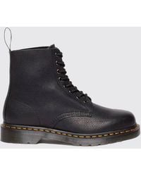 Dr. Martens - Smooth Leather Lace-Up Air-Cushion Ankle Boots - Lyst