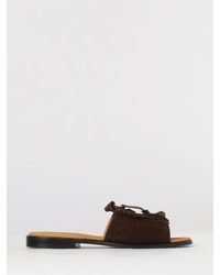 Sebago - Suede Mules With Fringes - Lyst