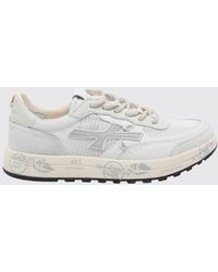 Premiata - Nous Perforated Suede Sneakers - Lyst