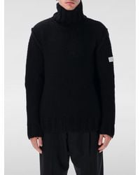MM6 by Maison Margiela - Turtleneck Sweater With Logo - Lyst