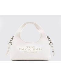 Marc Jacobs - The Sack Mini Hammered Leather Top Handle Bag With Pouch - Lyst