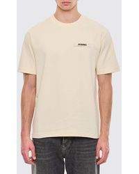 Jacquemus - Contrast Appliqué Logo Cotton Crew-Neck T-Shirt - Lyst