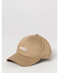BOSS - Cotton Twill Baseball Cap With Embroidered Logo And Adjustable Strap - Lyst