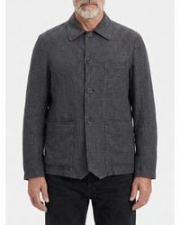 Barena - Linen And Viscose Shirt Jacket - Lyst
