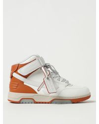 Off-White c/o Virgil Abloh - Out Of Office Leather Sneakers With Logo - Lyst