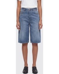 Haikure - Cotton Denim Shorts - Lyst