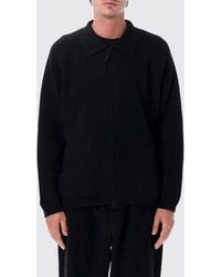 Universal Works - Zip-Up Polo Cardigan - Lyst