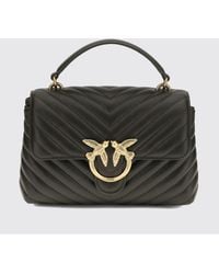 Pinko - Lady Love Bag Puff Quilted Chevron Nappa - Lyst
