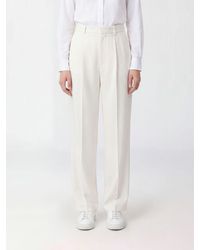 Balenciaga - High-Waisted Straight-Leg Wool Tailored Trousers - Lyst