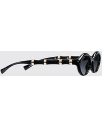 Gucci - Gafas De Sol De Acetato Efecto Bambú - Lyst
