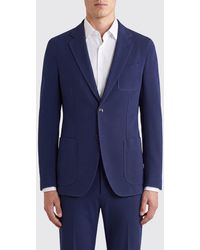 Giorgio Armani - Slim Fit Virgin Wool Blend Single-Breasted Blazer With One-Button Closure - Lyst