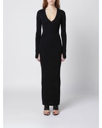 Entire studios - Viscose Midi Dress - Lyst